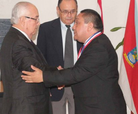 El acto contó con la presencia del ministro de la Corte Suprema de Justicia doctor Miguel Óscar Bajac.