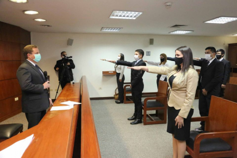 Abogados juraron ante la Corte Suprema de Justicia.