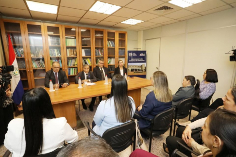 Ministro Ramírez Candia realizó jornada de trabajo y disertó en Diplomado en Ciencias Jurídicas en San Pedro.