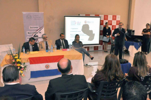 Hoy en Encarnación se tuvo el VII encuentro de  miembros enlaces y operativos del SNFJ.