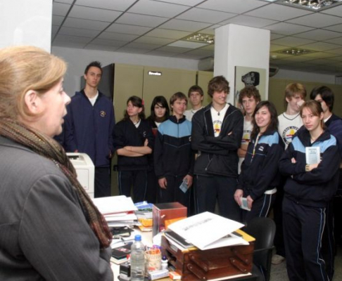 Alumnos del colegio Alemán Concordia se interiorizaron sobre el funcionamiento del Poder Judicial