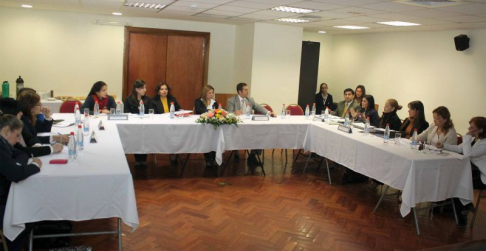 La reunión fue organizada por la Dirección de Derechos Humanos de la Corte Suprema de Justicia.