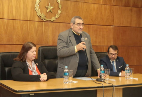 Palabras de apertura a cargo del ministro Antonio Fretes