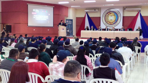 Titular del Consejo de Administración de Canindeyú, Gustavo Britez.