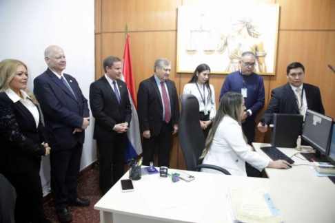 Juzgado de Paz de Luque ya cuenta con el Expediente Judicial Electrónico