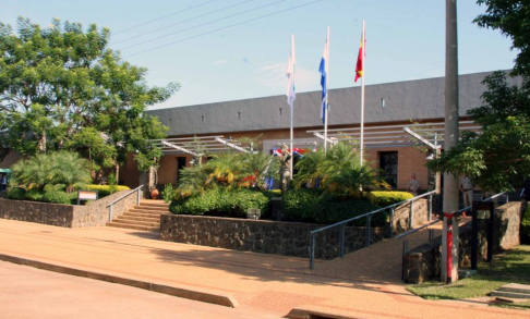 Fachada de la Circunscripción Judicial de Caazapá.