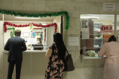 Actividad normal en tribunales durante este mes