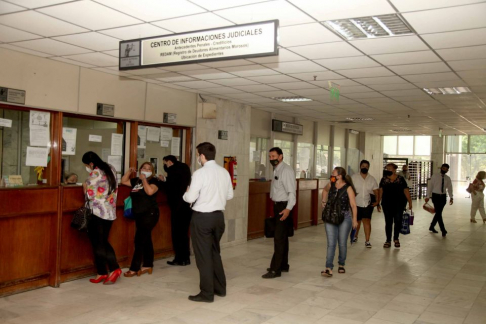 Alrededor de 6400 personas ingresaron al Palacio de Justicia en la primera semana de enero