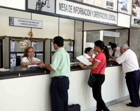 La atención personalizada es el servicio que más usuarios de justicia utilizan.