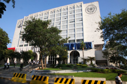 Fachada del Palacio de Justicia de Asunción.