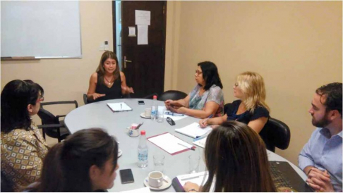 Reunión sobre protección de los derechos de la Niñez y la Adolescencia.