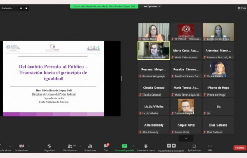 En webinar abordaron lucha contra la violencia hacia las mujeres.