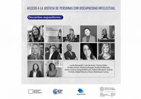Invitan a participar de curso virtual sobre “Acceso a la justicia de personas con discapacidad intelectual”.