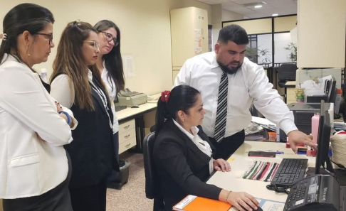 Implementación del Trámite Judicial Electrónico en tribunales de apelación y Juzgado de Paz de Caazapá.