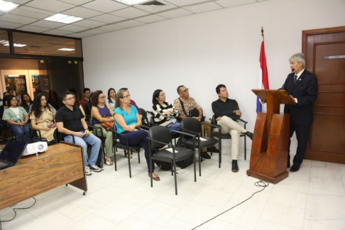 Estudiantes de la Corte IDH y del IPPDH del Mercosur visitaron el Museo de la Justicia.