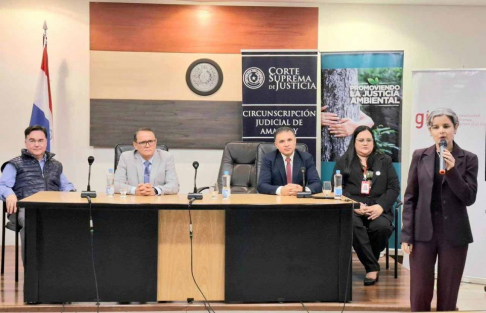 Realizaron el curso-taller “Gestión y transacción de Servicios Ambientales: marco normativo y práctico para el desarrollo sostenible”, dirigido a operadores y auxiliares de justicia de la Circunscripción Judicial de Amambay.