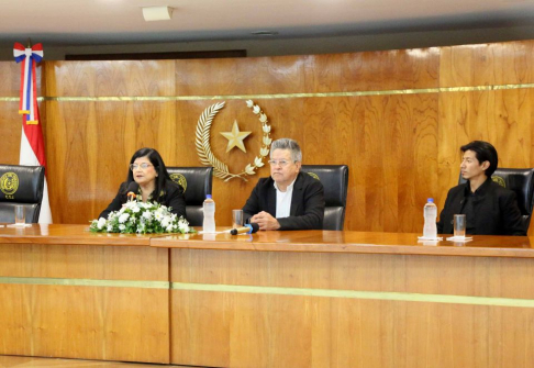 La ministra Carolina Llanes en el cierre de jornada interinstitucional de carácter internacional sobre lucha contra la droga y el delito en Pilar.