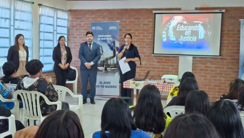 La jornada educativa realizada en el Departamento de Boquerón, en la ciudad de Filadelfia.