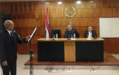 Con presencia del ministro de la Corte Suprema de Justicia y director del Centro Internacional de Estudios Judiciales (CIEJ), doctor Antonio Fretes, se hizo el curso taller sobre “Medidas cautelares en la instancia civil”.