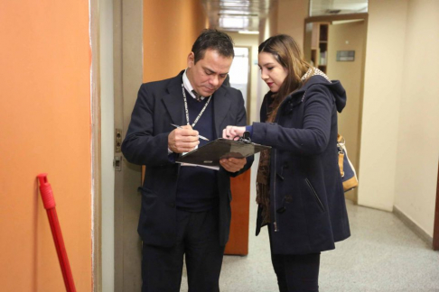 En los juzgados Penales de Garantía se efectuaron los controles.