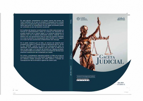 El nuevo número de la Gaceta Judicial incluye doctrina sobre el exceso de ritual manifiesto.
