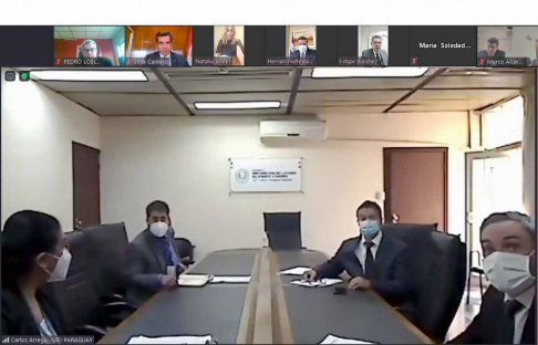 Representantes de la CSJ participaron en una reunión virtual del Comité Interinstitucional del Sistema ALA/CFT.