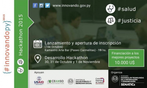 Justicia y salud serán los temas abordados por Hackathon 2015