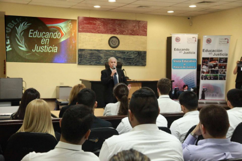 En el marco del programa "Educando en Justicia", un emprendimiento educativo de la CSJ.