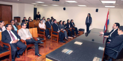 Sala de Conferencias de la Corte Suprema de Justicia.