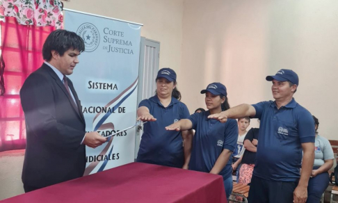 Designan nuevos facilitadores judiciales en Circunscripción de Misiones.