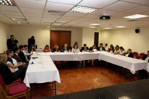 Continuó reunión sobre protocolo de protección con presencia de representantes de  dependencias involucradas.