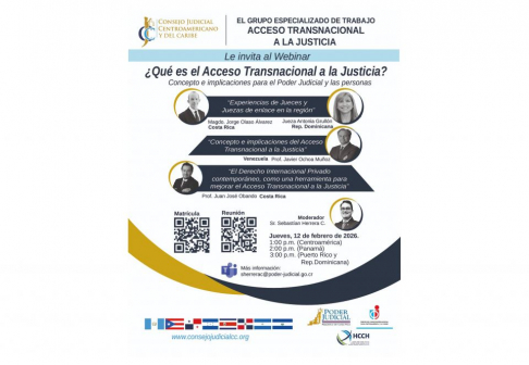 Realizarán conferencia internacional sobre Acceso Transnacional a la Justicia.