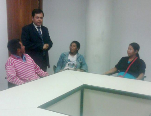 Uno de los actos procesales de los que son protagonistas componentes de la etnia Pai Tavyterä.