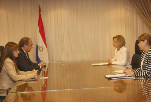 El doctor Amerigo Incalcaterra se reunió con ministros de la Corte Suprema de Justicia.