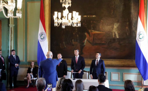 Presidente Martínez Simón participó del acto de juramento del ministro de Economía