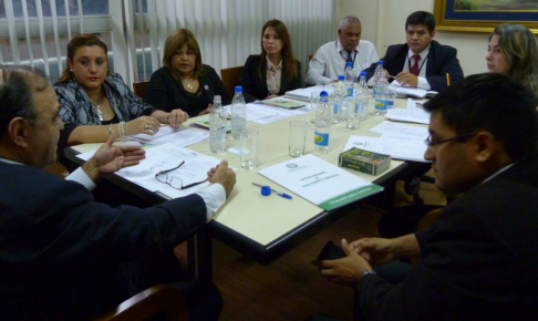 Reunión con jueces de Paz de la capital.