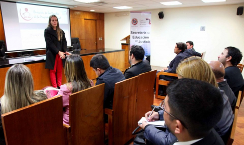 Encargada de la oficina de Derechos de la Propiedad Intelectual, Gabriela Talavera.