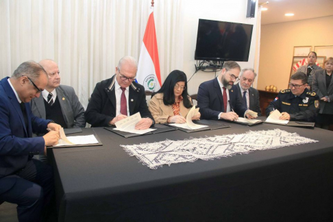 Este martes 10 de junio se firmó el convenio para la conformación del Comité Técnico Interinstitucional para la Aplicación de Medidas Alternativas a la Privación de Libertad en la República del Paraguay.