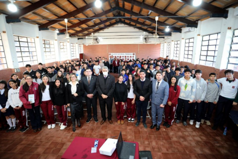 Cierre de jornadas educativas en el departamento de Cordillera.