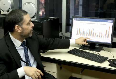 El abogado Mario Elizeche, director de Auditoria de Gestión Judicial, informa sobre los resultados de las audiencias semanalmente.