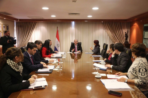 Autoridades judiciales recibieron a los representantes de SENABICO para una reunión de trabajo sobre la propuesta de acordada y protocolo de Buenas Prácticas.