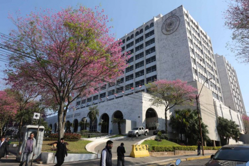 Palacio de Justicia de Asunción.