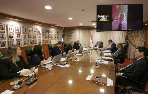 La Corte Suprema expuso en Plenaria las gestiones administrativas realizadas con el Presidente de la República