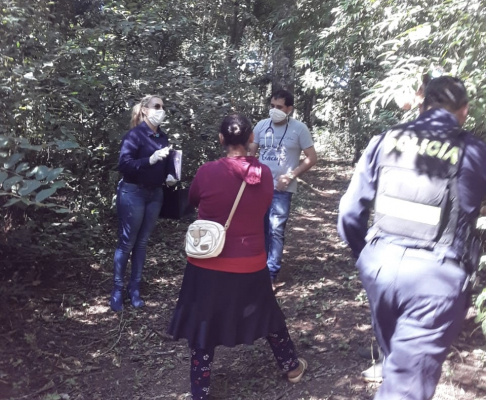 Jueza de Paz intervino en el caso de una recién nacida abandonada