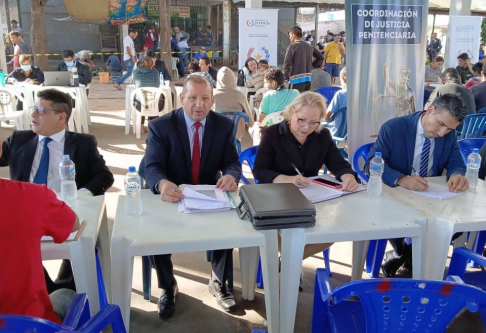 Visita de inspección en la Penitenciaría Regional de Emboscada Antigua.