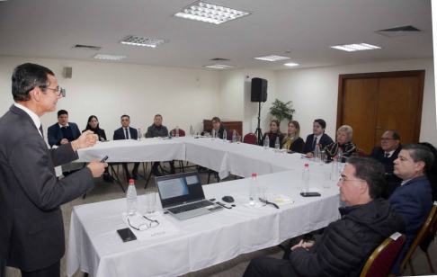 El licenciado Freide Amarilla, director de Seguridad y Asuntos Internos.