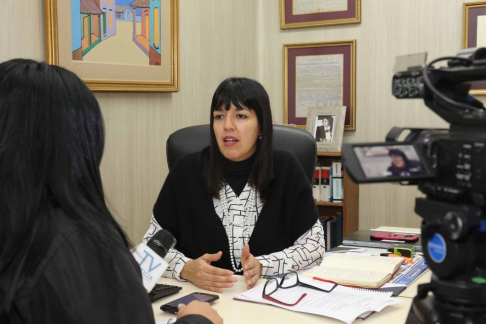 La magistrada de Primera Instancia en lo Civil y Comercial, Vivian López