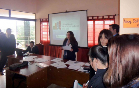 La Dirección de Estadística Judicial se encuentra realizando capacitaciones a sus funcionarios en todas las circunscripciones judiciales del país