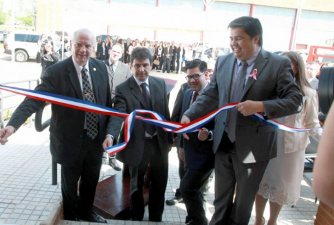 Inauguran nueva sede del Juzgado de Paz de Pilar.
