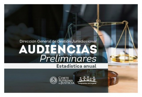 Se emitió informe sobre audiencias preliminares en Juzgados Penales de Garantías correspondiente al 2025.